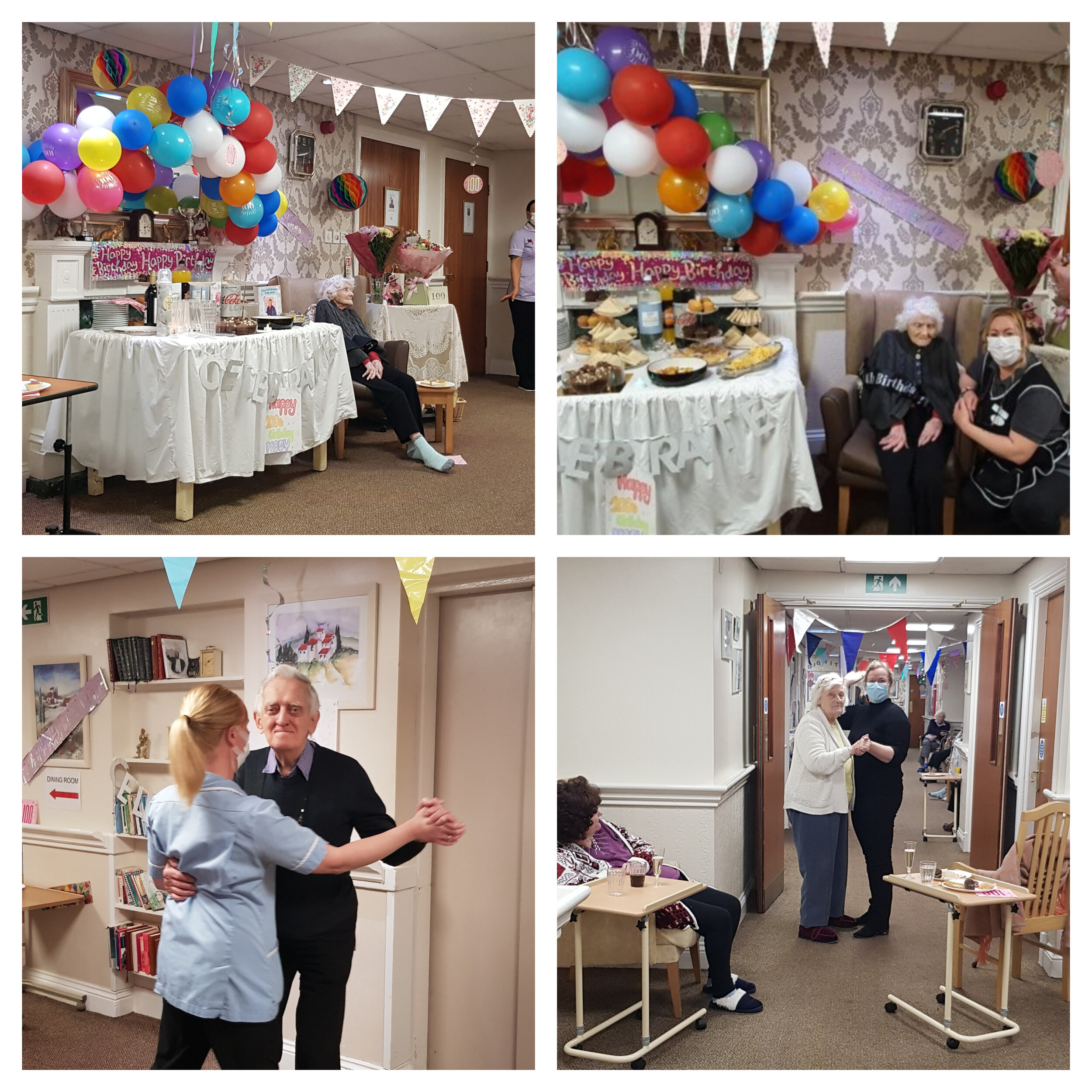 Peggy's 100th birthday celebrations