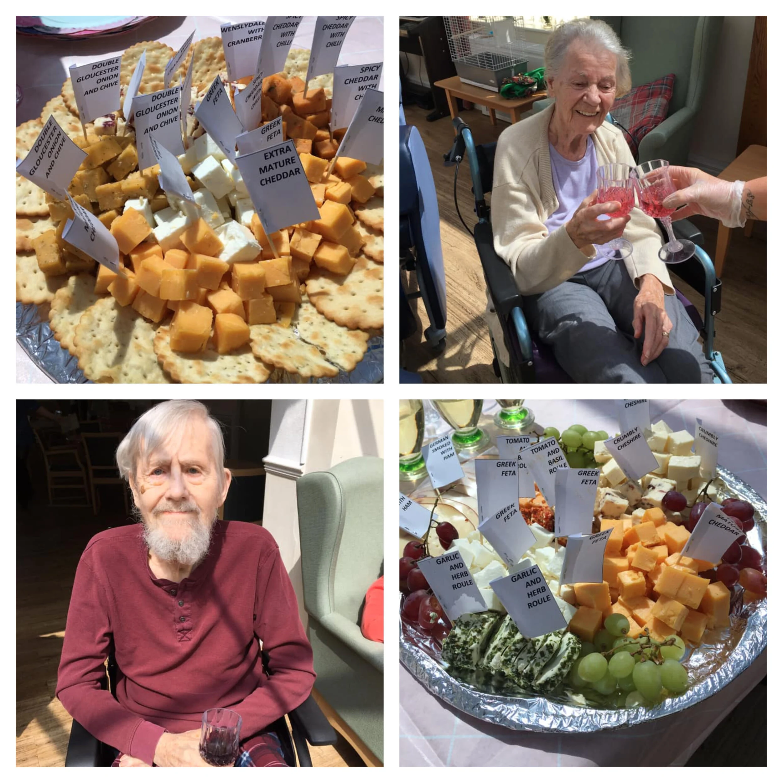 Cheese and wine tasting at Springfield Lodge