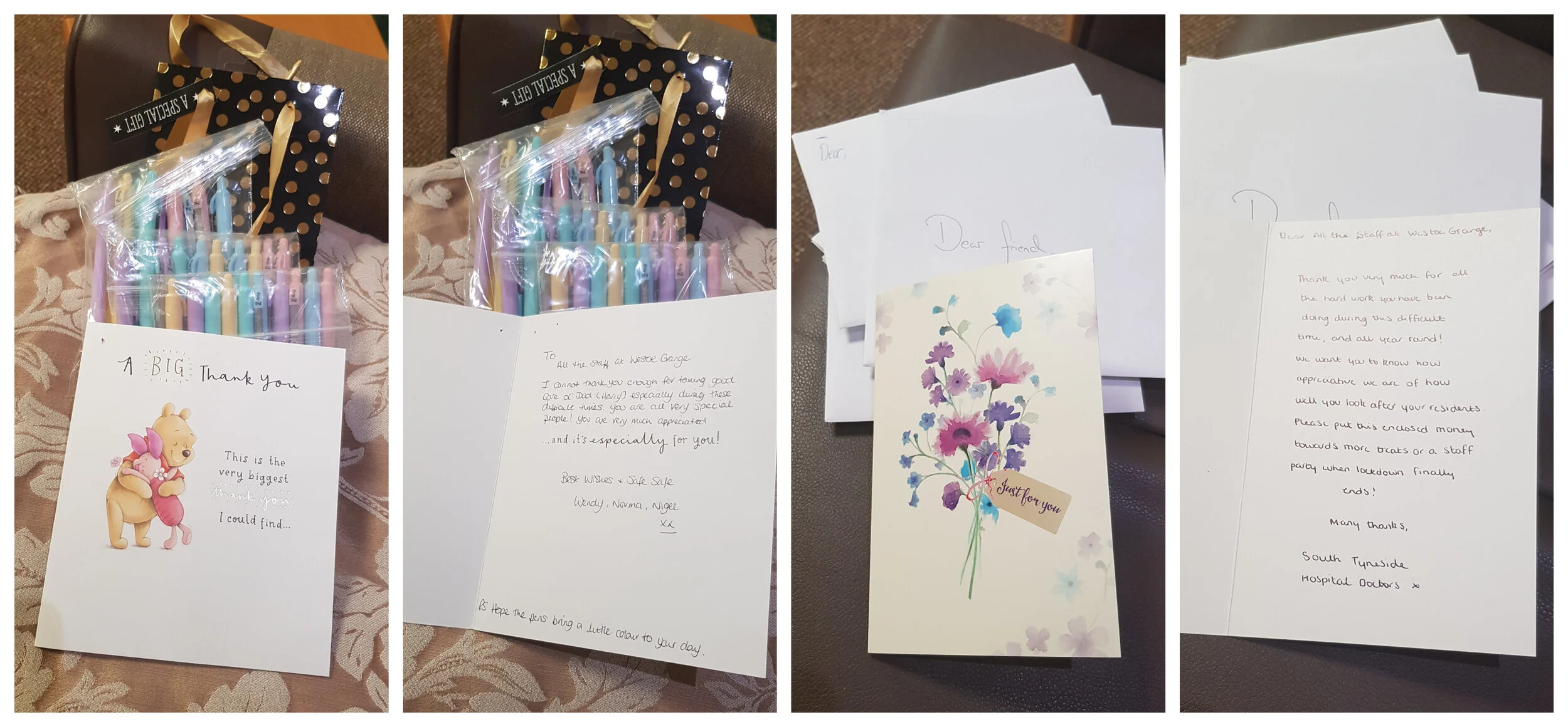 Thank you cards for Westoe Grange