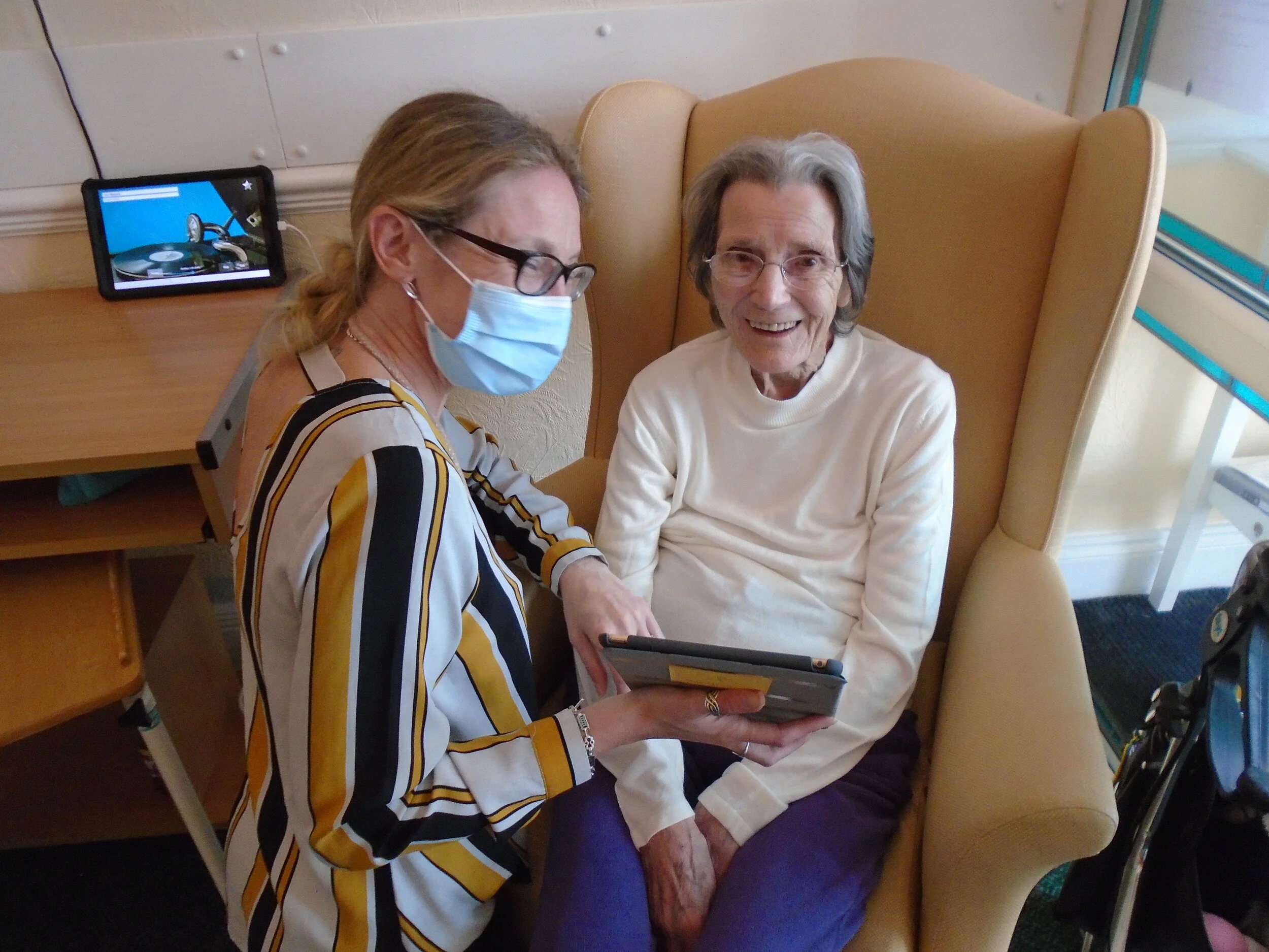 Skype calls with loved ones