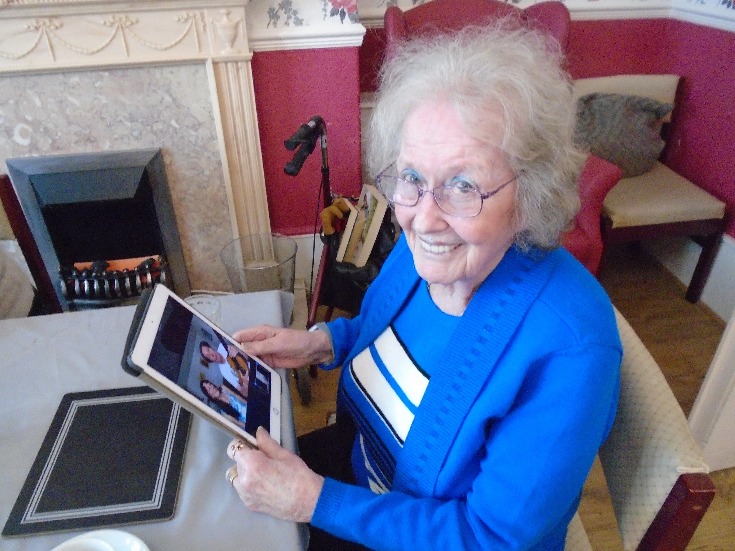 Skype calls with loved ones