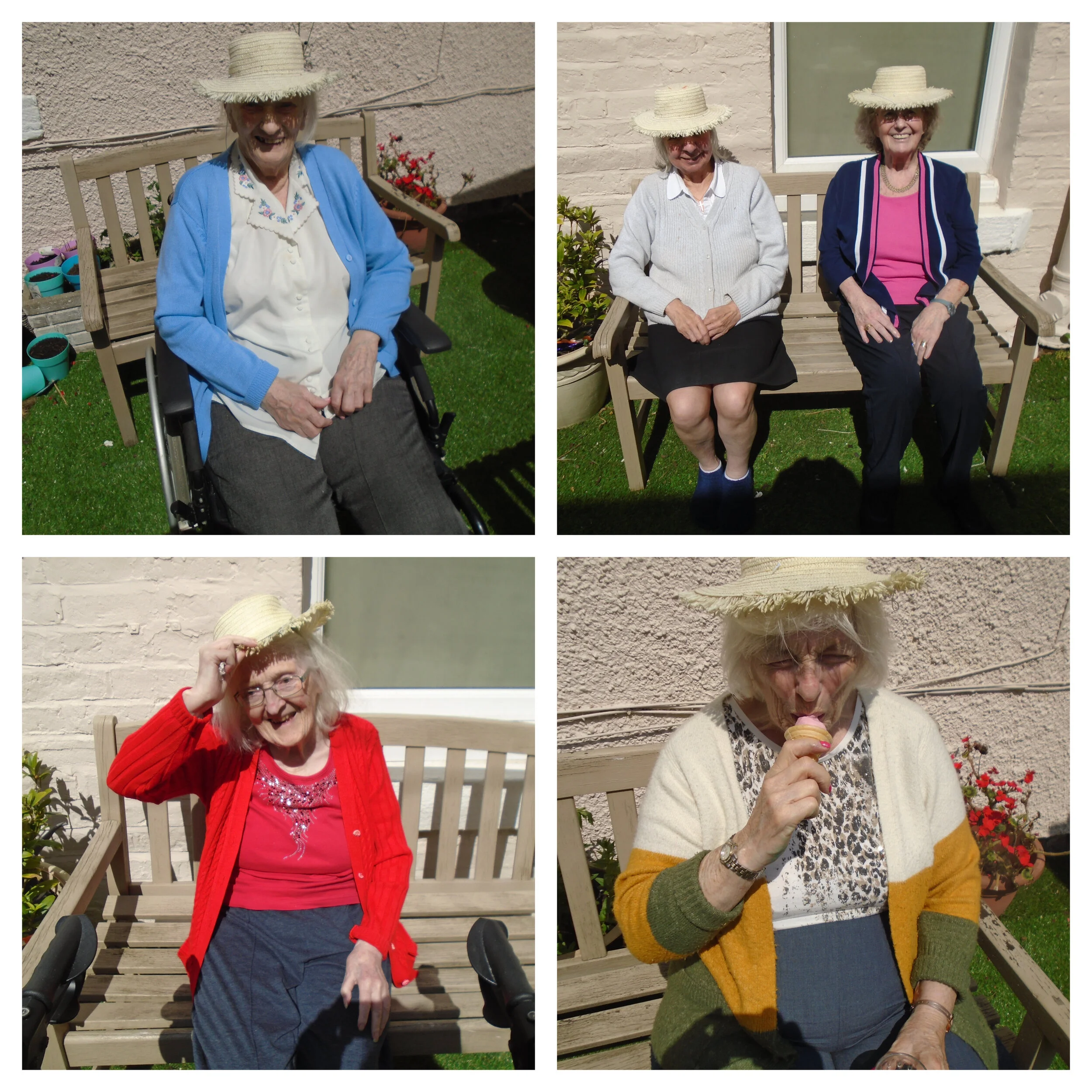 Enjoying the sunshine