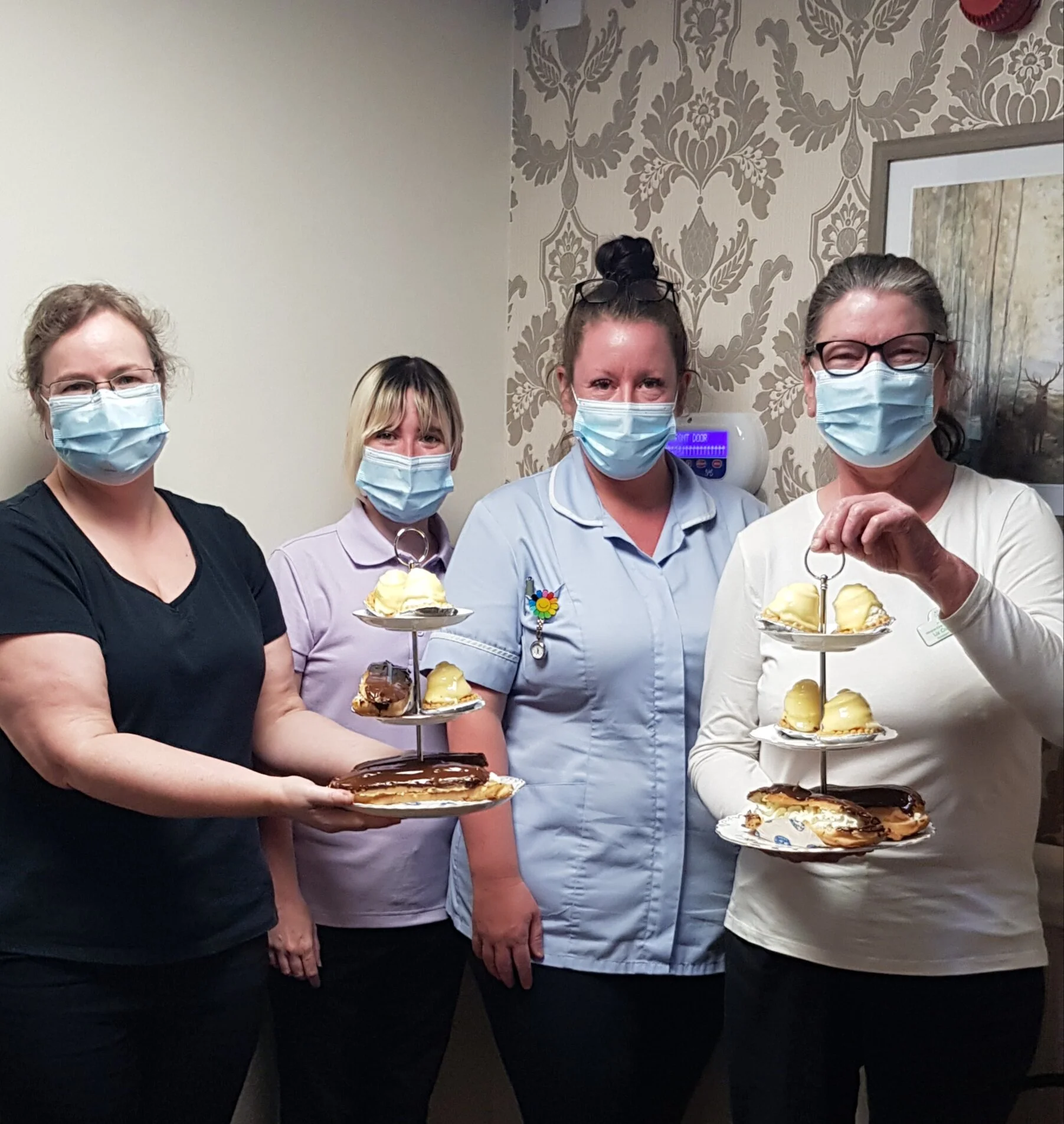 Cakes for care staff