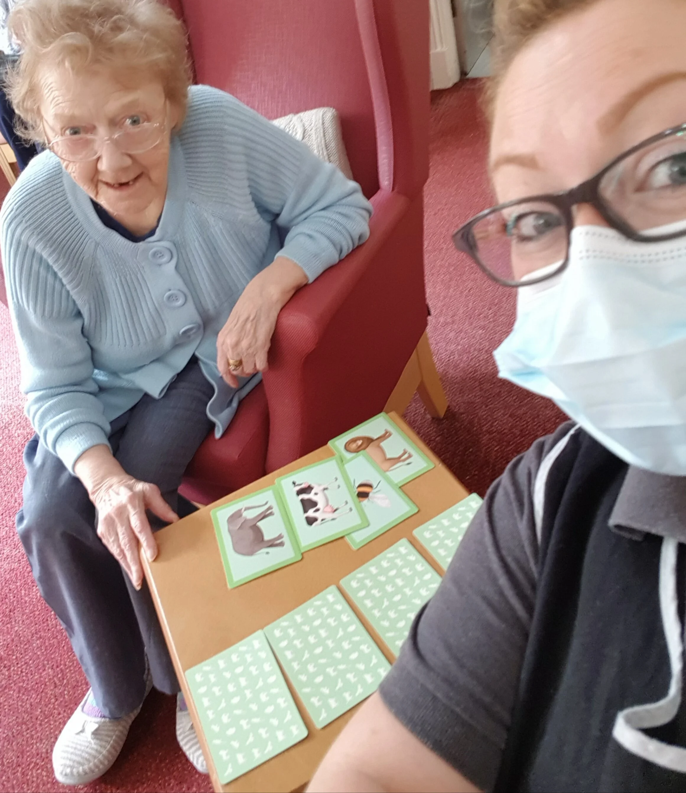 Trying new Animal Card game