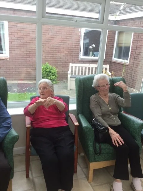 Morning exercise at the Gardens 