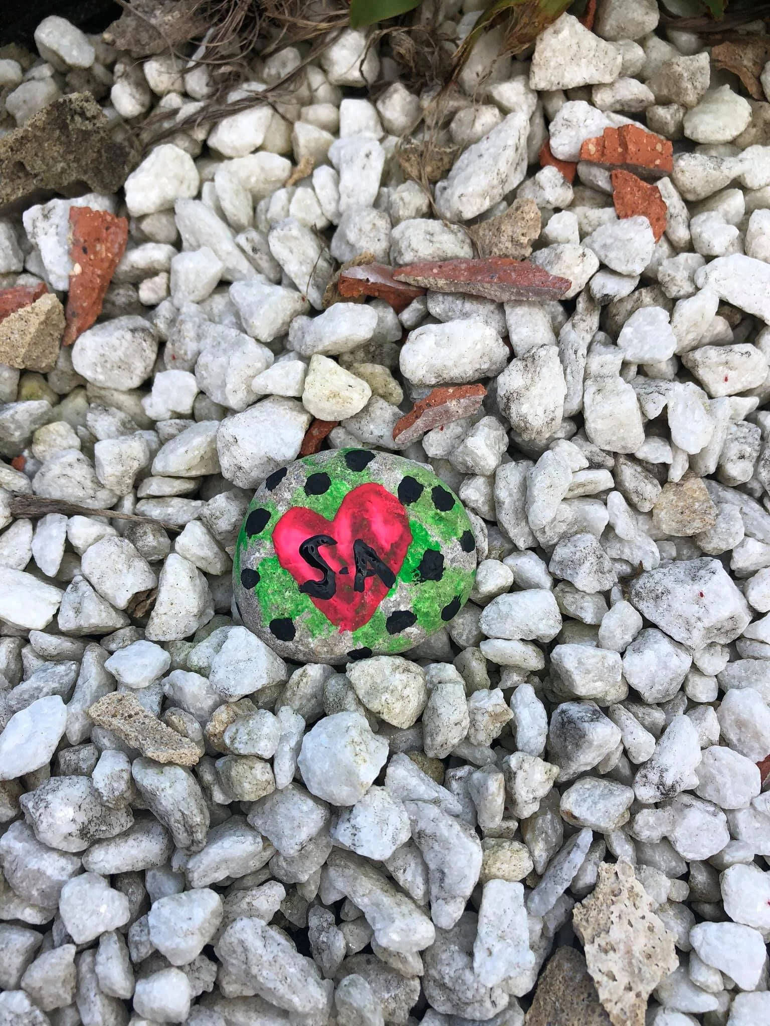 Stone painting and decorating