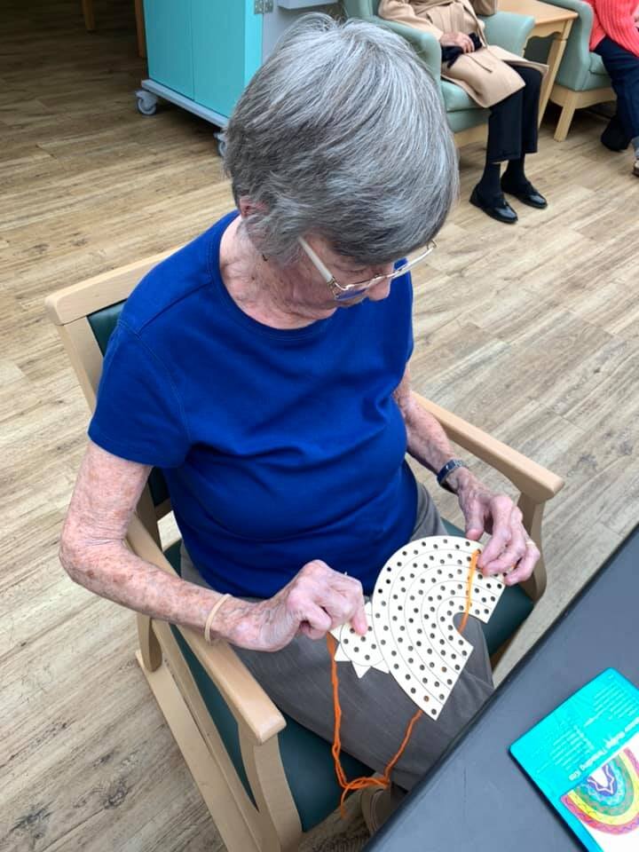 Sewing at Springfield Lodge 