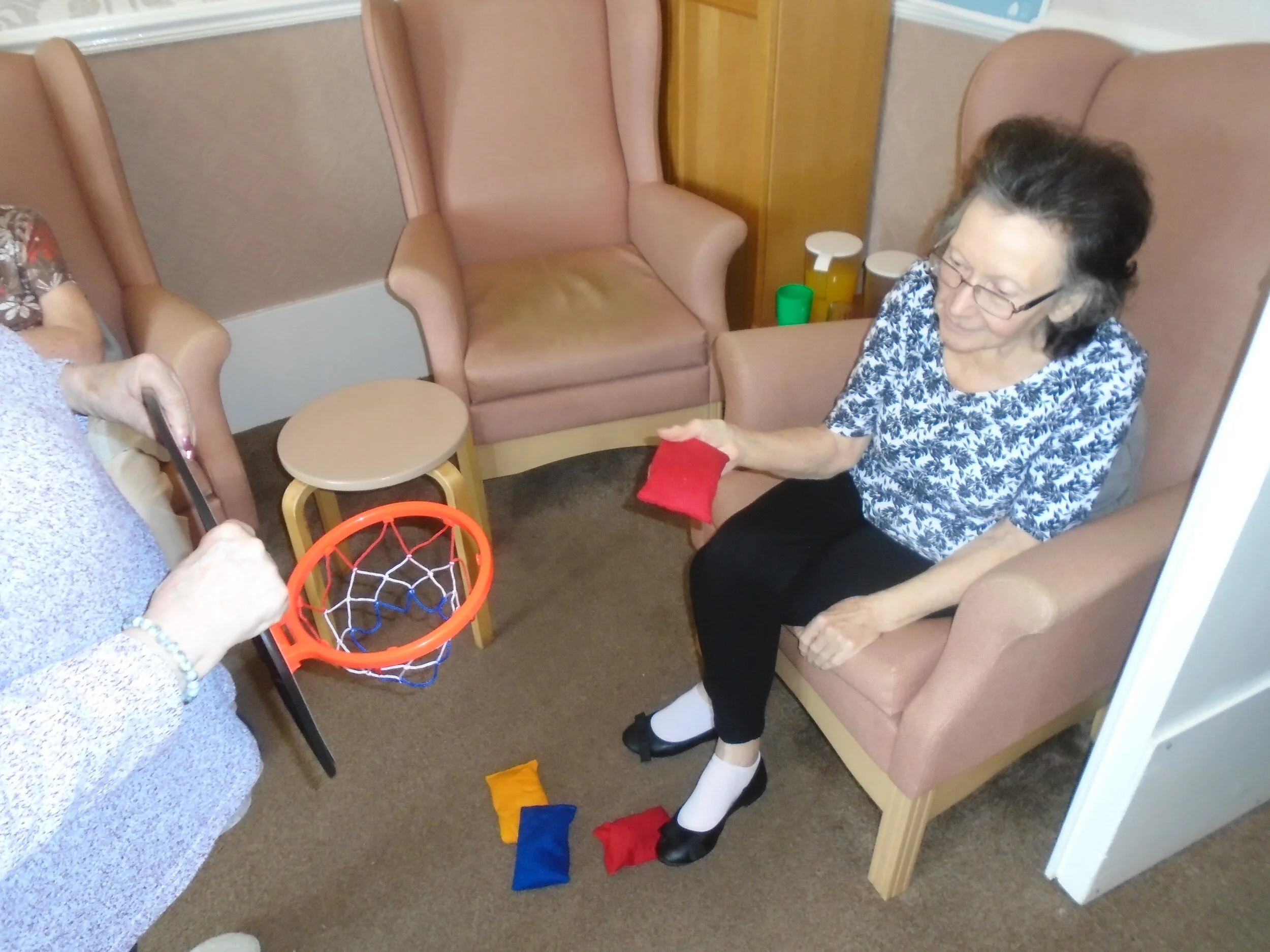 Bean bag target game