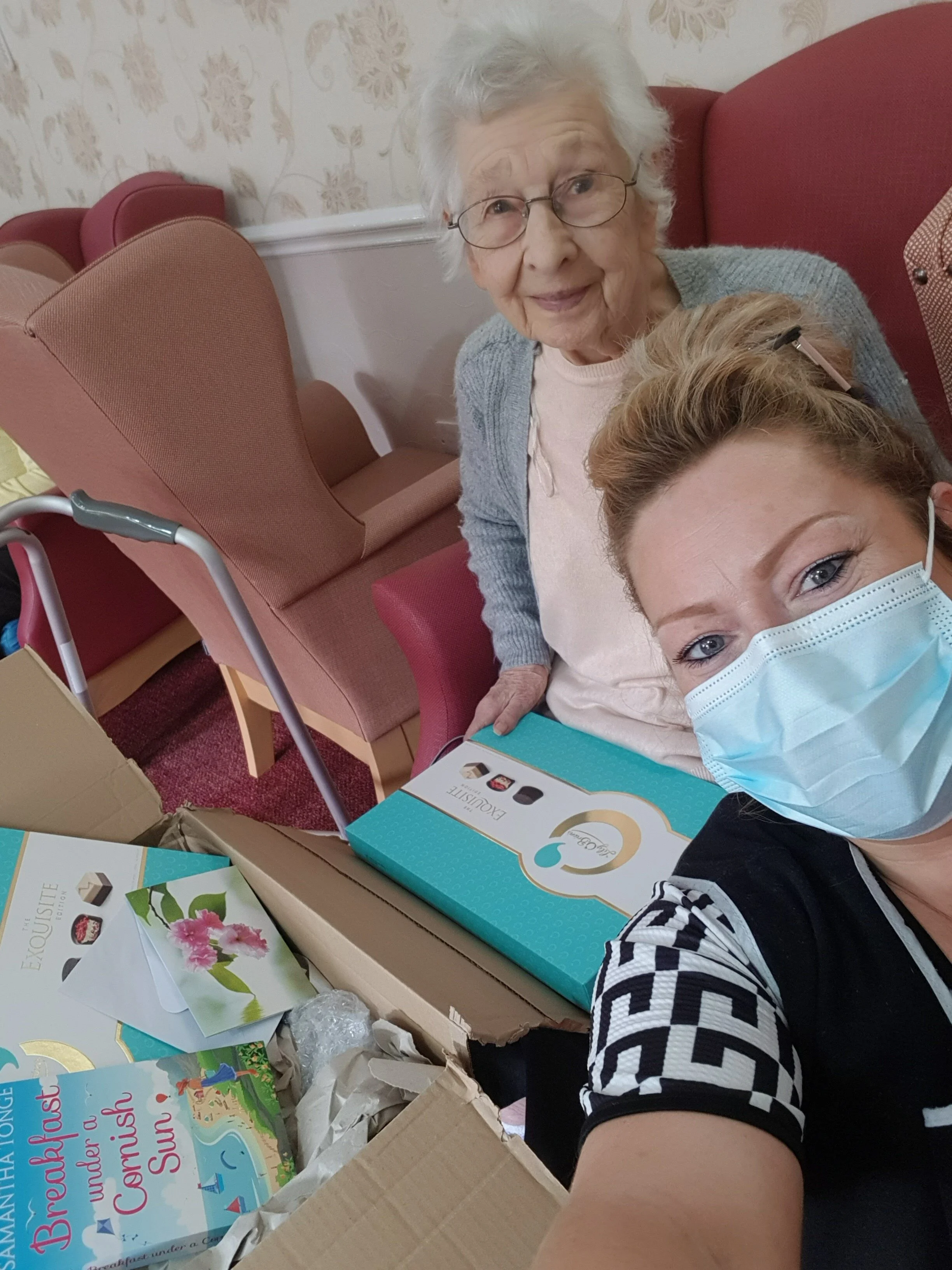 Treats for Brenda and care staff