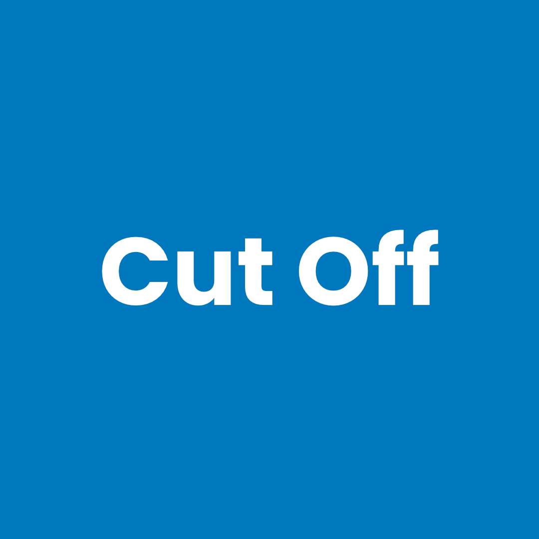 Cut Off December 2025