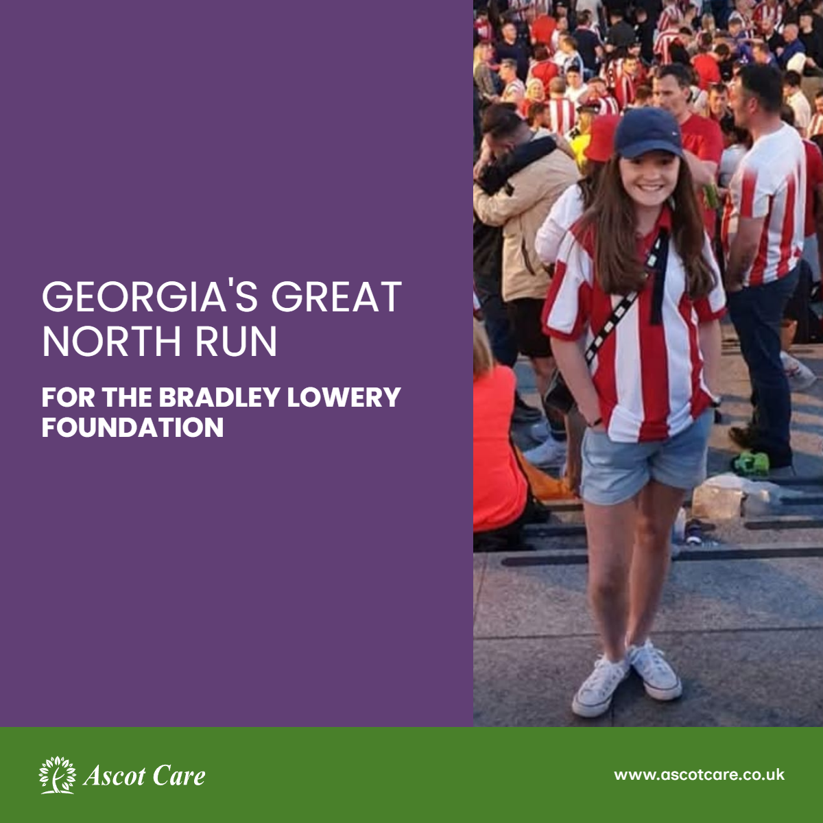 Taking on the Great North Run for the Bradley Lowery Foundation