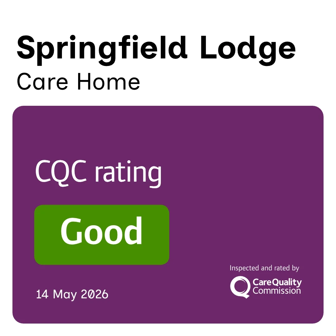 Springfield Lodge has been rated Good by the CQC