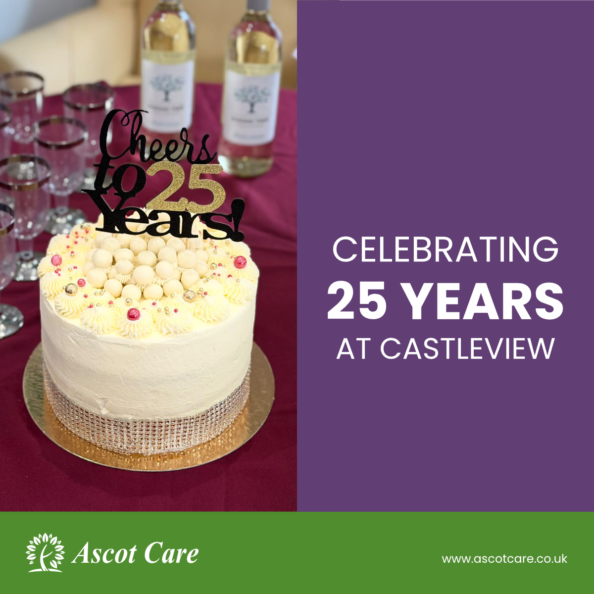 25 years of Liz at Castleview care home in Alnwick