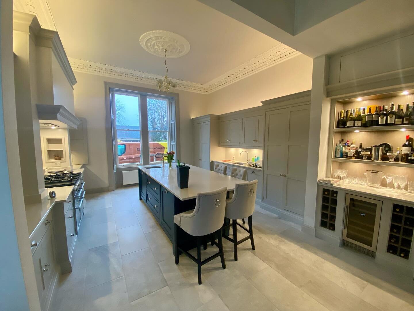 A snapshot of a completed project. More photos to follow. This project was the complete refurbishment of a large 12 bedroom property in South Edinburgh into a stunning family home.  #Architecture #Design #Architect #Home #HomeDecor
#Construction #Hom