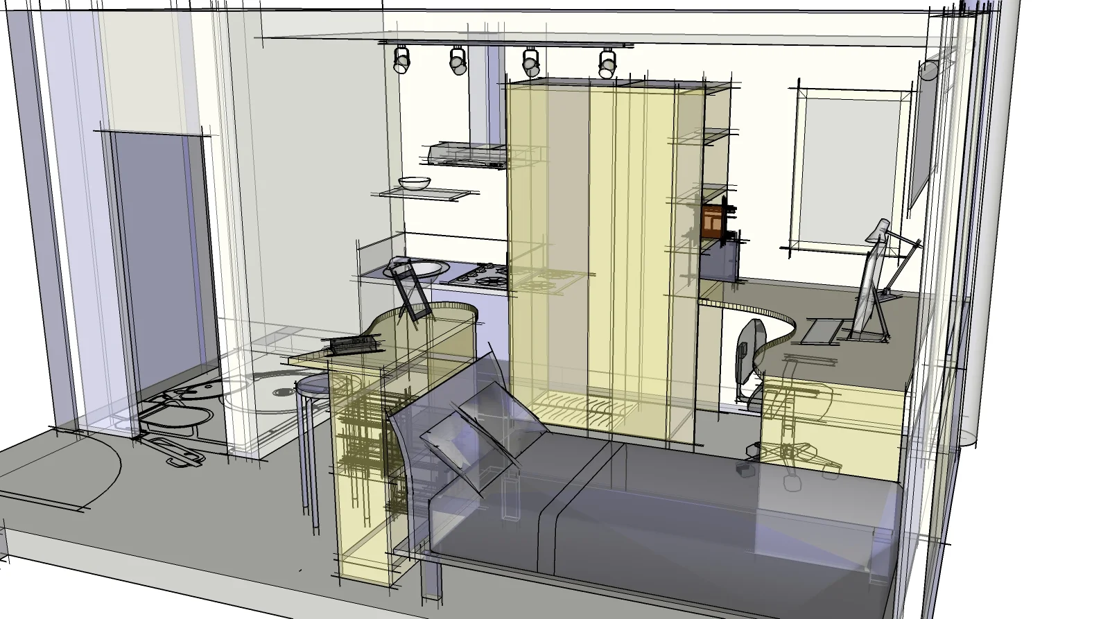 Studius, Student Accomodation, sketch design