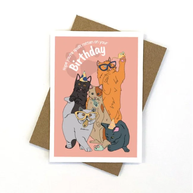 Kitty Play Time Greeting Card