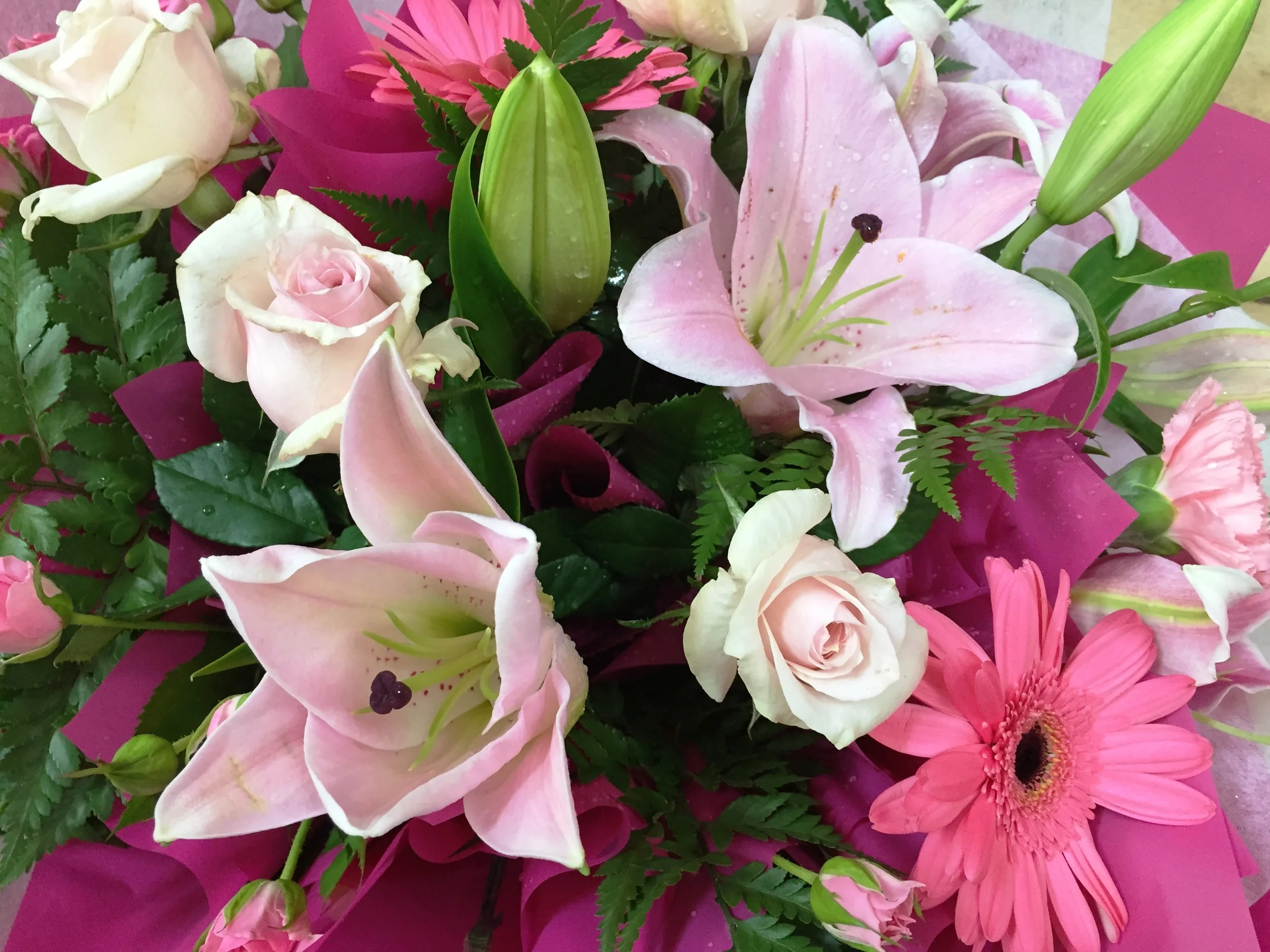 Pink Lilly Bouquet