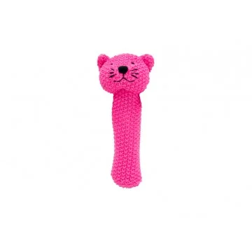 Hand Rattle - Crochet Cat