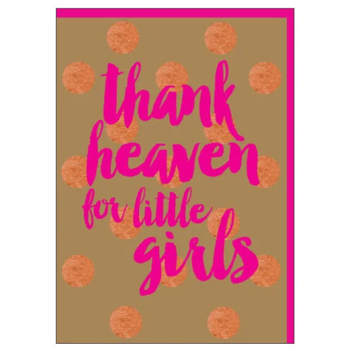Thank Heaven for Little Girls