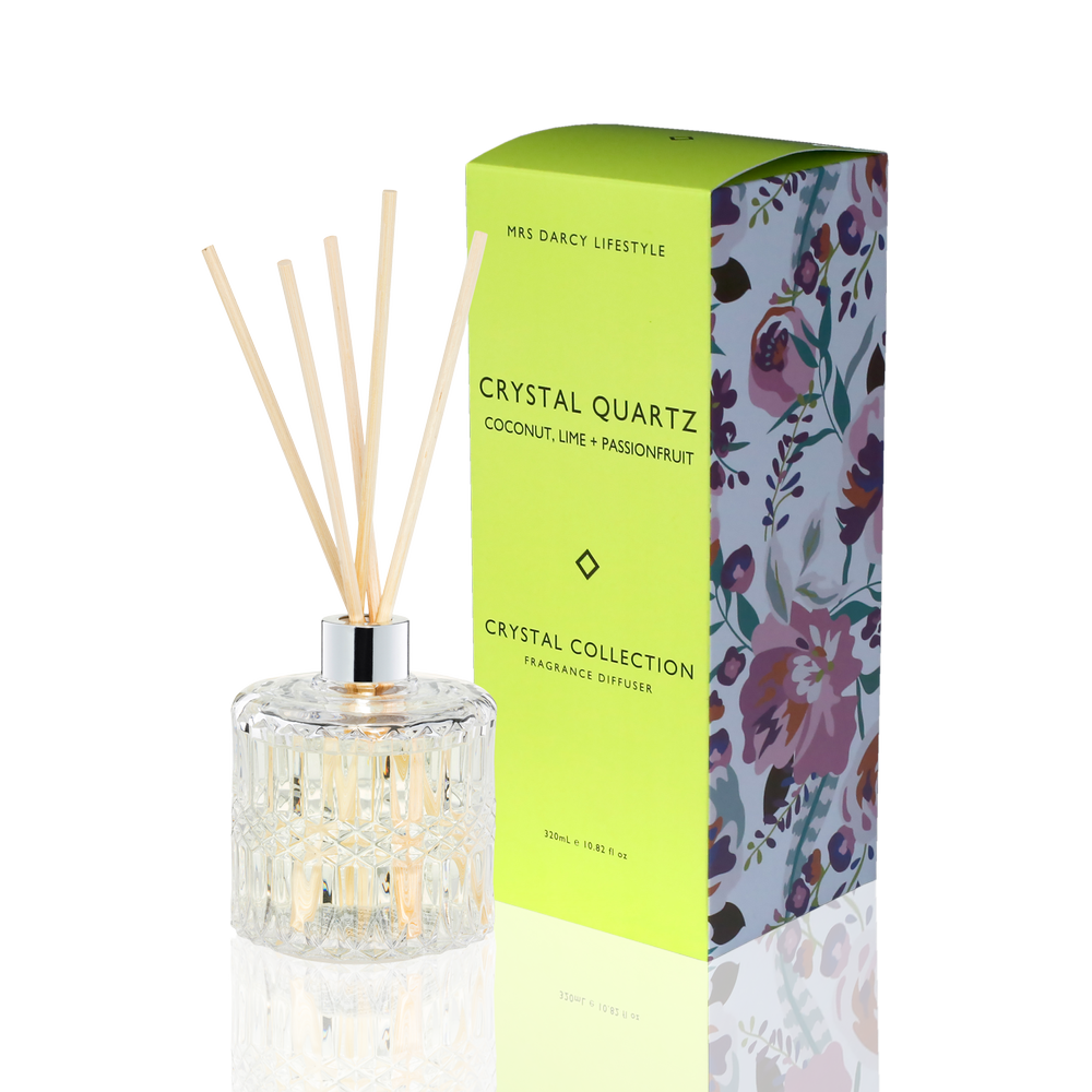 Diffuser Crystal Quartz - Coconut, Lime + Passionfruit
