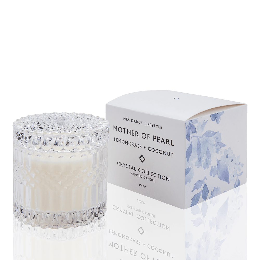 Candle Mother Of Pearl - Lemongrass + Coconut