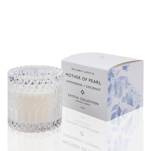 Candle Mother Of Pearl - Lemongrass + Coconut