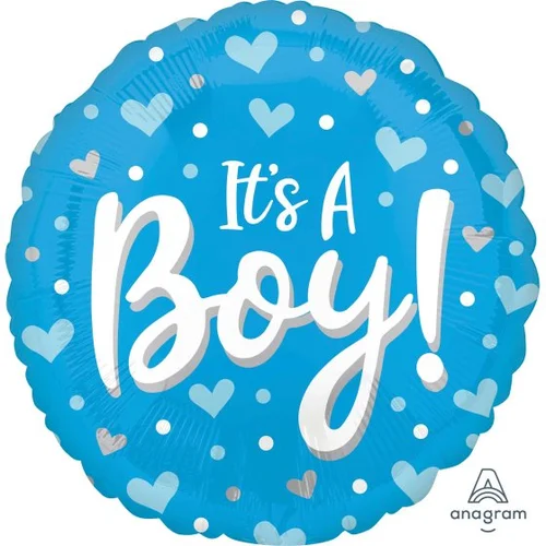 Baby Boy Hearts and Dots