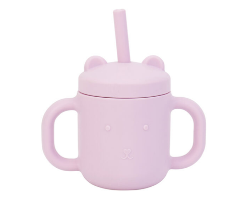 Mini Sippi Bear with Handles -Lilac
