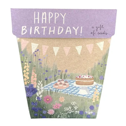 Happy Birthday Picnic Seeds