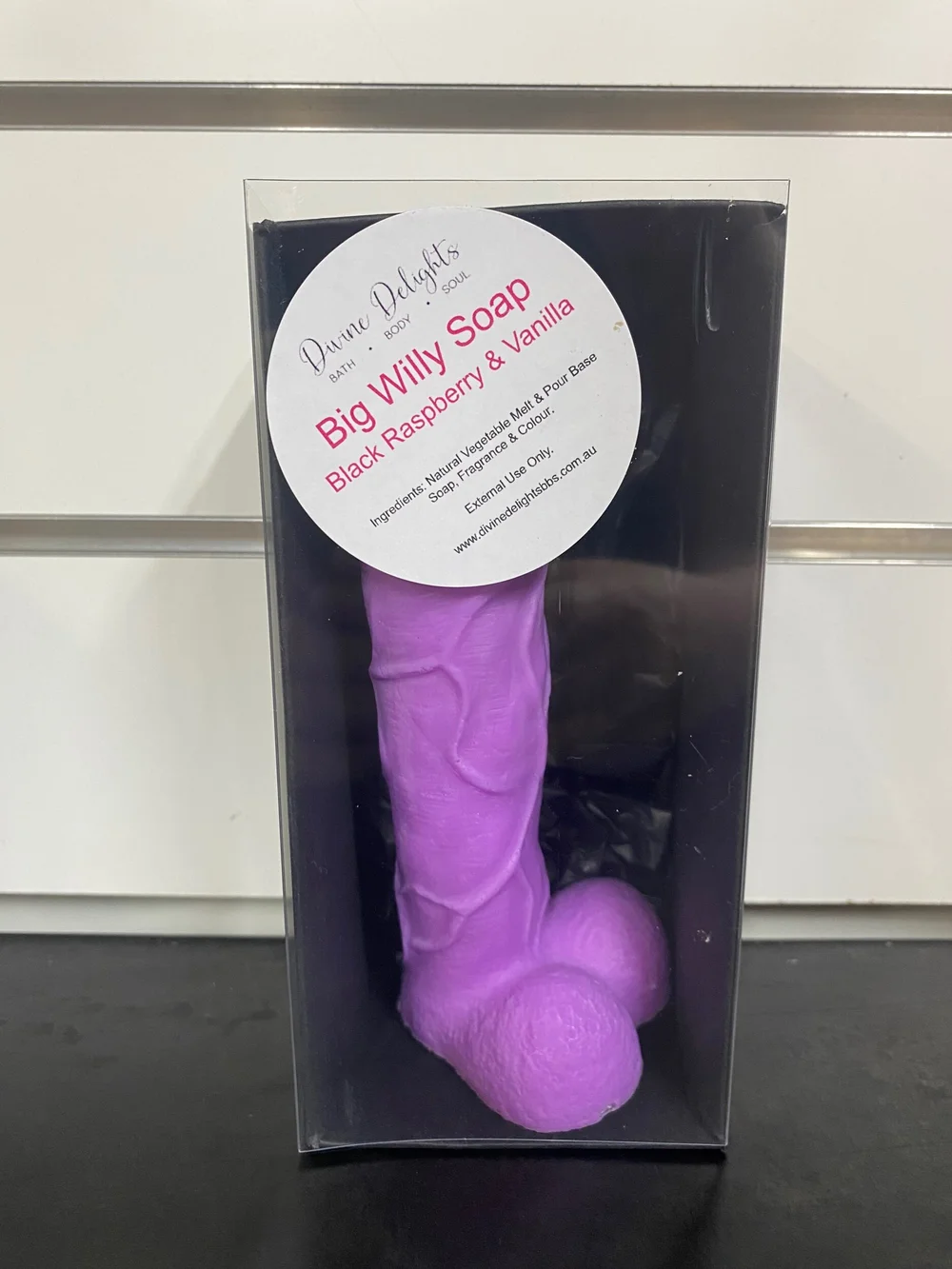 "Black Raspberry Vanilla " Big Willy Soap
