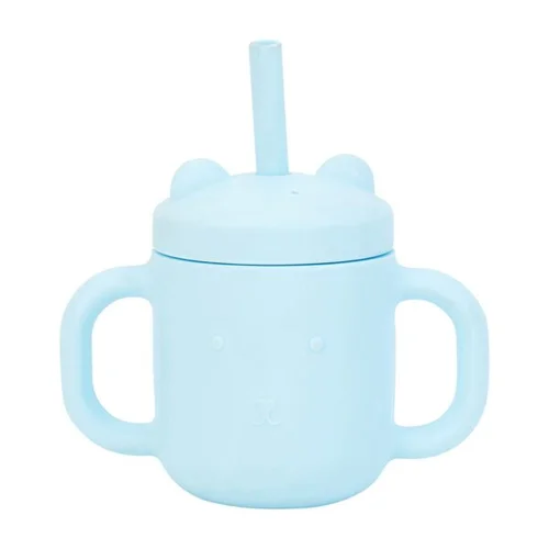 Mini Sippi Bear with Handles - Iced Blue