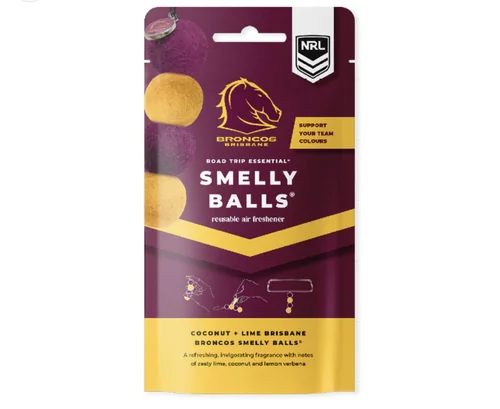 Limited Edition - Brisbane Broncos Smelly Balls Set