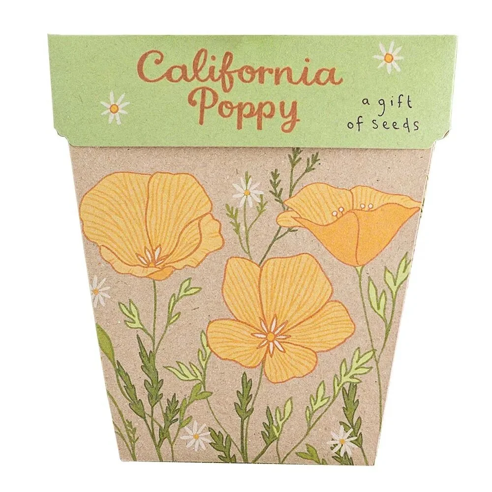 California Poppy Gift of Seeds