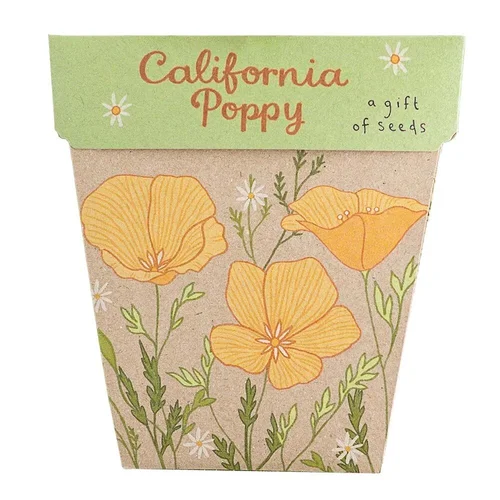 California Poppy Gift of Seeds