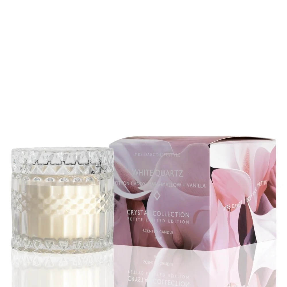 Mrs Darcy Petite Candle White Quartz