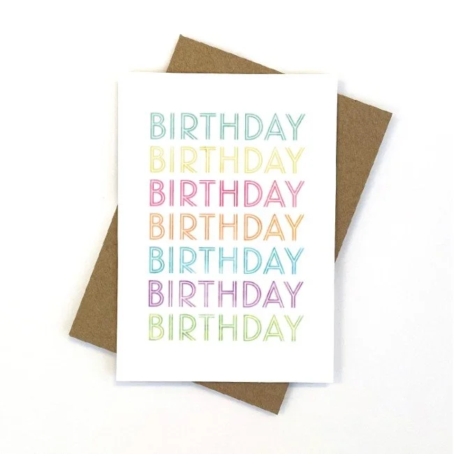 Colourful Birthday