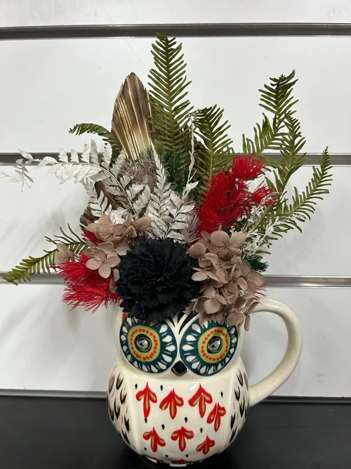 Olympia Owl Preserved Arrangement