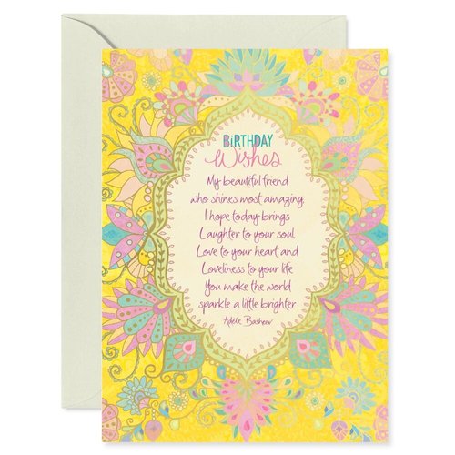 Beautiful Friend Birthday Greeting Card