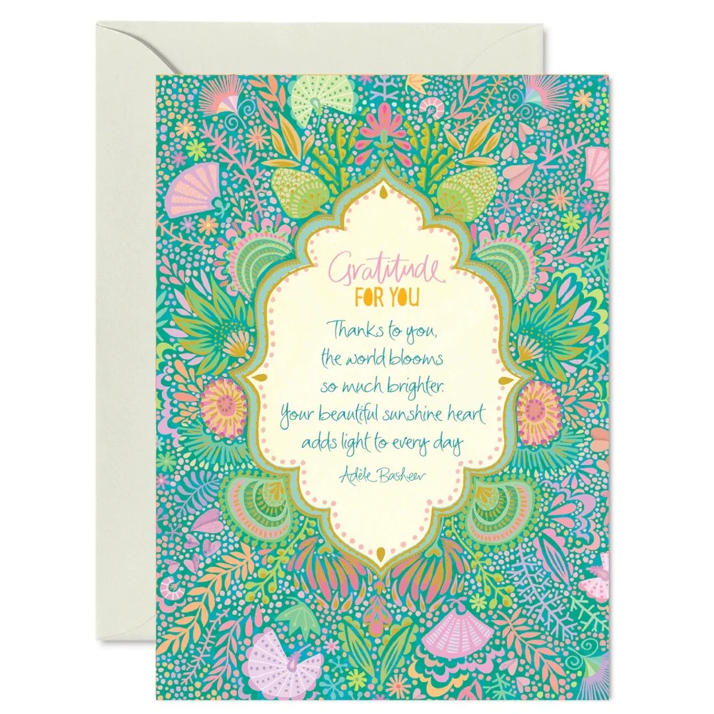 Gratitude For You Greeting Card