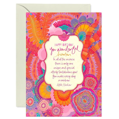 Happy Birthday Wonderful Human Greeting Card