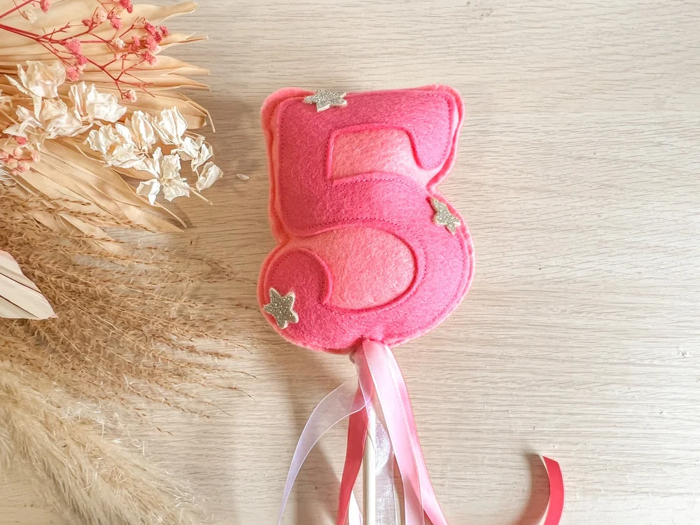 NUMBER 5 WAND - Sherbert