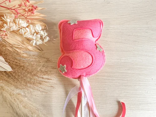 NUMBER 5 WAND - Sherbert