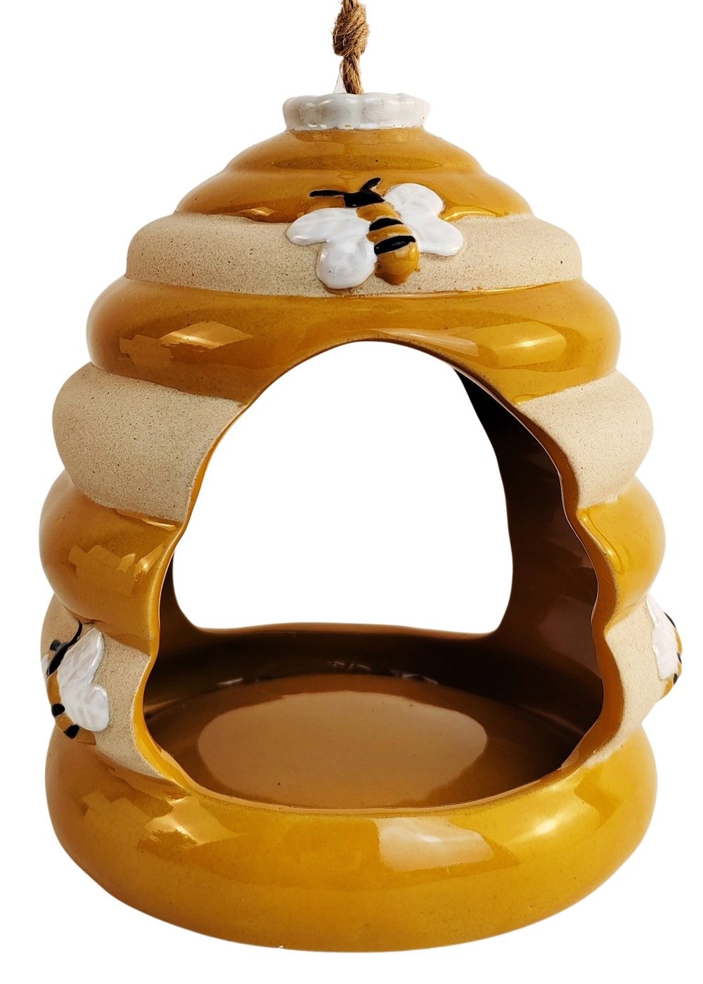 Beehive Hanging Bird Feeder Honeycomb
