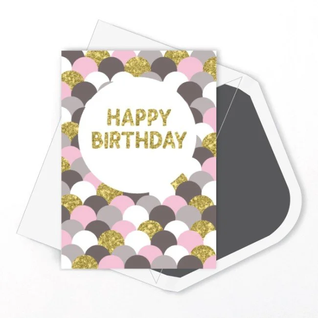 Malibu Mermaid Birthday Card