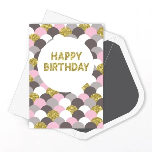 Malibu Mermaid Birthday Card