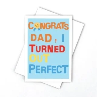 Congrats Dad