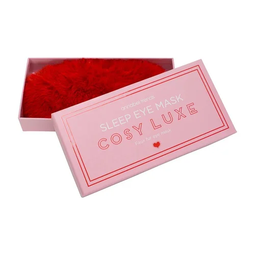 Eye Mask - Cosy Luxe - Red