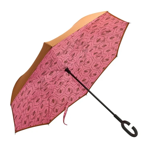 Reverse Umbrella - Pink Bee