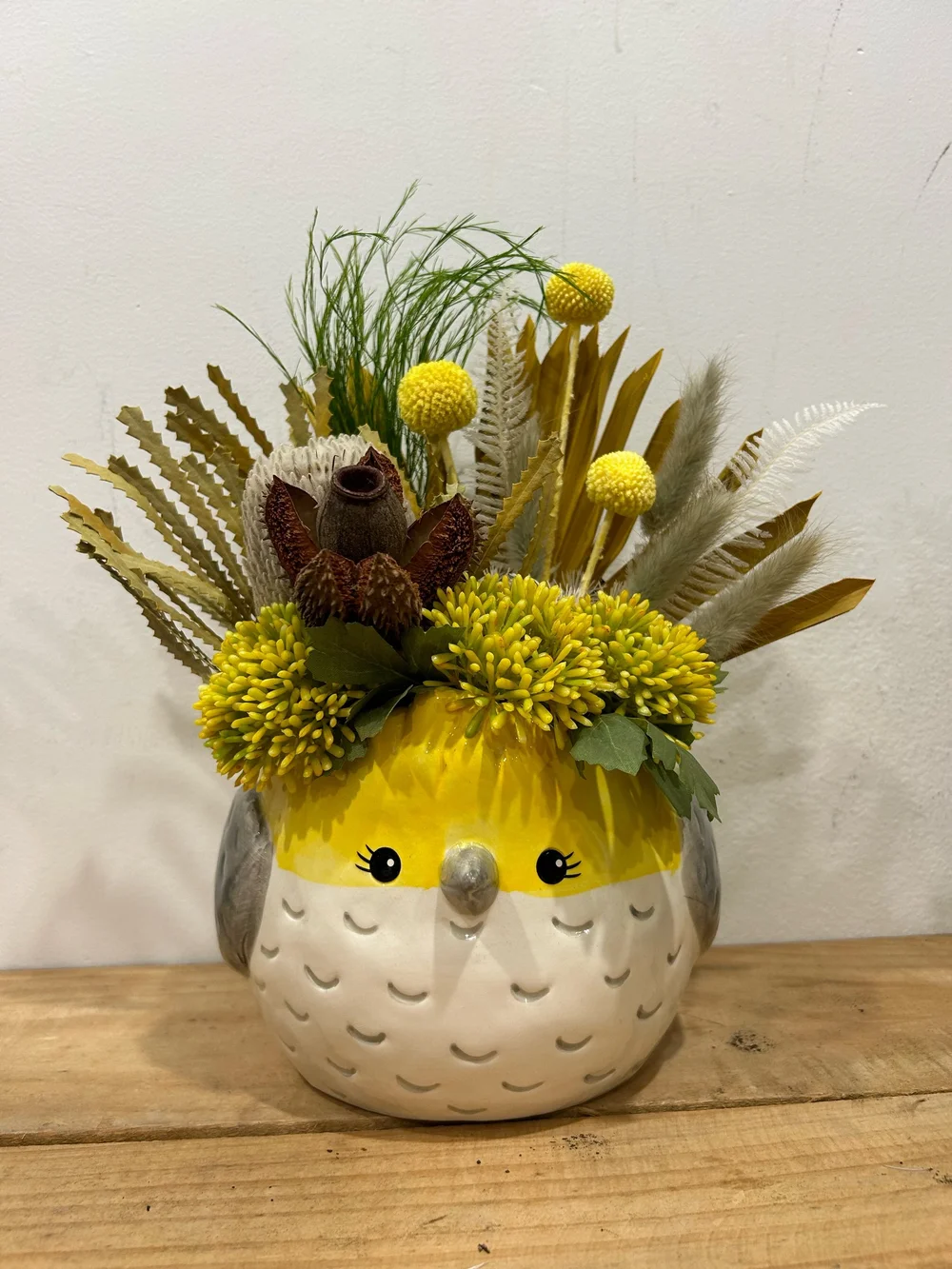Colby Cockatoo Preserved Arrangement