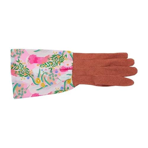 Long Sleeve Garden Gloves – Cotton – Galah